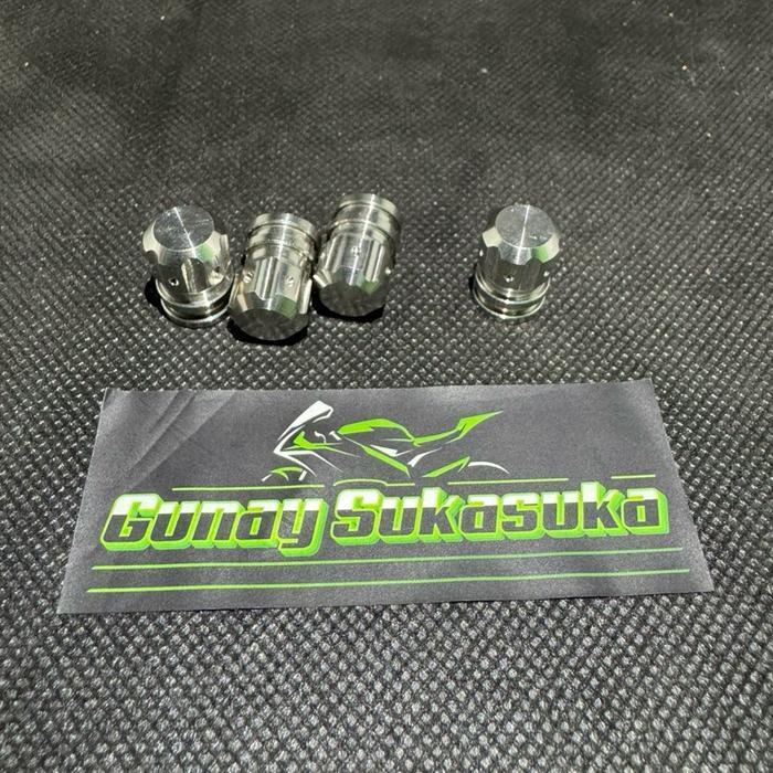 Paling Baik Tutup Pentil Ban Titanium Ninja R Ss Rr Zx New Rr Terlaris