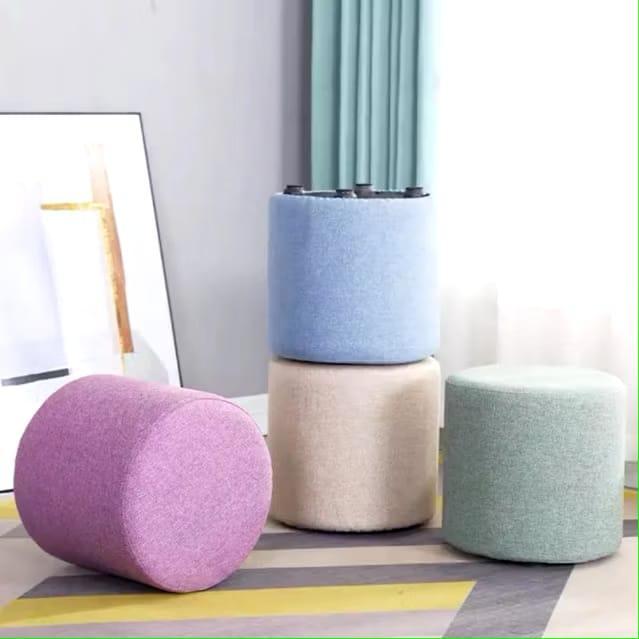 KIMMY Sofa Puff Stool Bulat Jumbo Kursi Bulat Ruang Tamu Kursi Tunggu Minimalis