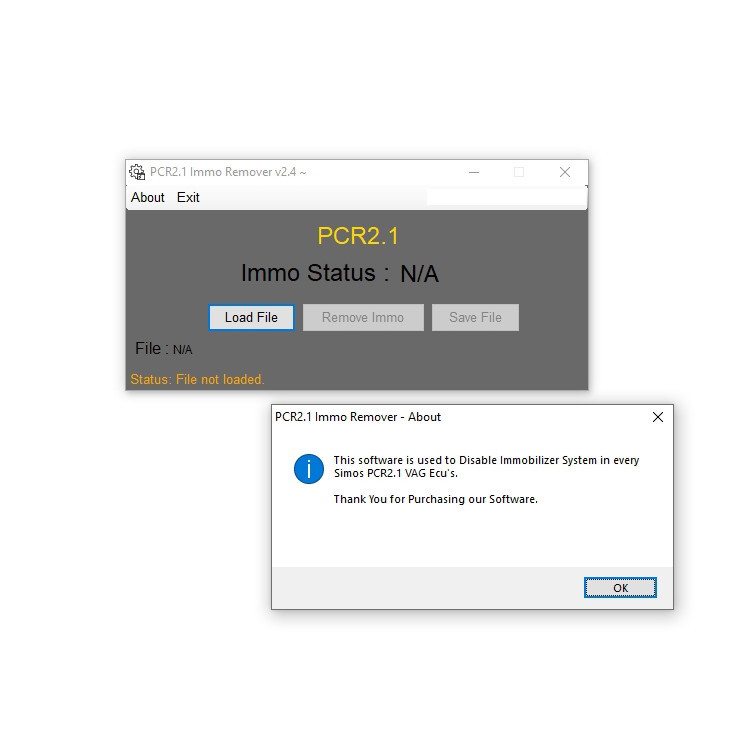 PCR2.1 Immo Remover Software PCR 2.1 Unlimited Verison IMMO OFF Fix SIMOS for VAG ECU No Checksum