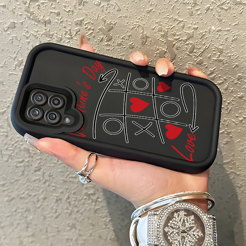 Casing Hp Untuk Samsung Galaxy A12 4G A12 5G F12 M12 A22 M22 Case Casing pola Catur dan helm Cesing 