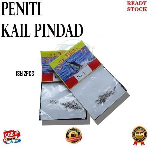 PENITI KAIL PANCING PINDAD ISI 12PCS - PENITI PINDAD