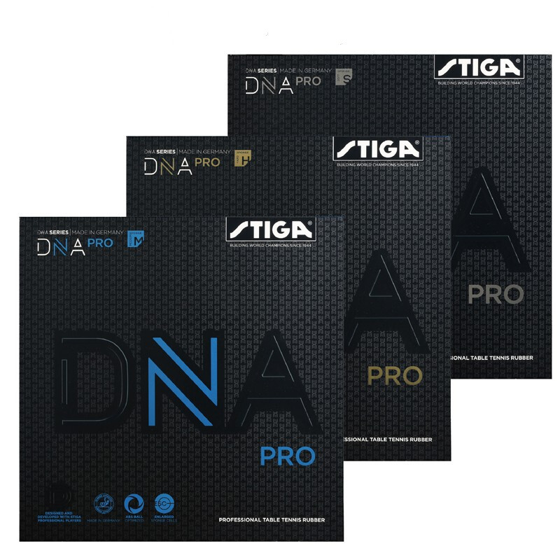 STIGA DNA PRO S DNA PRO M DNA PRO H Table Tennis Rubber Pips-in Original STIGA DNA Ping Pong Sponge