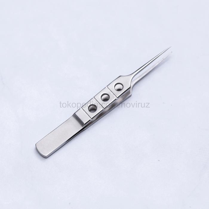Ready Tying Tweezer Straight / Forcep Microsurgery Ophthalmic Instrument Stainless Steel
