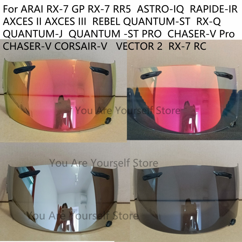 Helmet Visor For Arai Rx-7Gp Rx-7 Rr5 -Iq E-Ir Axces Ii Axces Iii Rebel Quantum-St Quantum-J Quantum