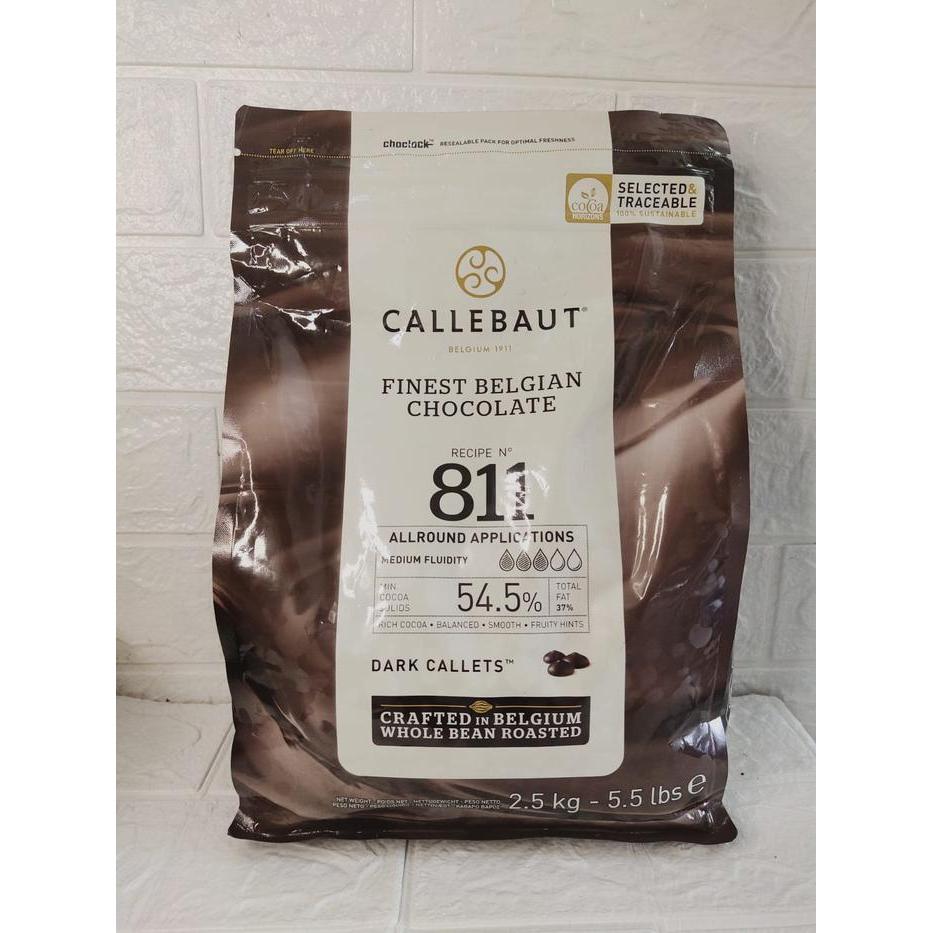 811 DARK CALLETS DARK CHOCOLATE PREMIUM COMPOUND 100GR
