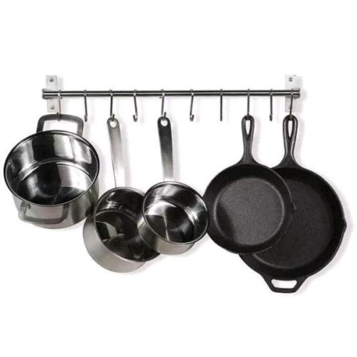 Kitchen set Gantungan alat memasak spatula panci teplon bahan alumunium