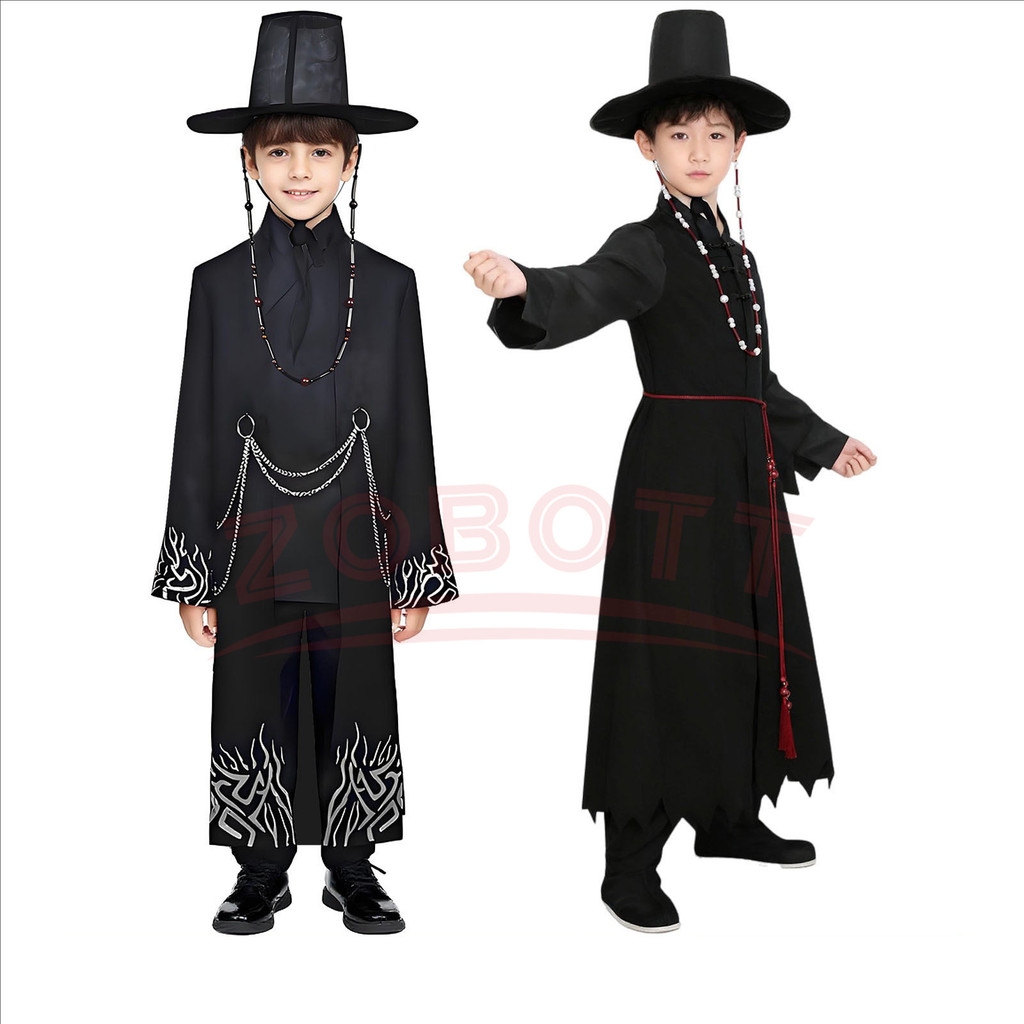 Movie Saja Boys Role Play Pro Party Cosplay Set For K-Pop Boys Jinu Halloween Party Cosplay Comic