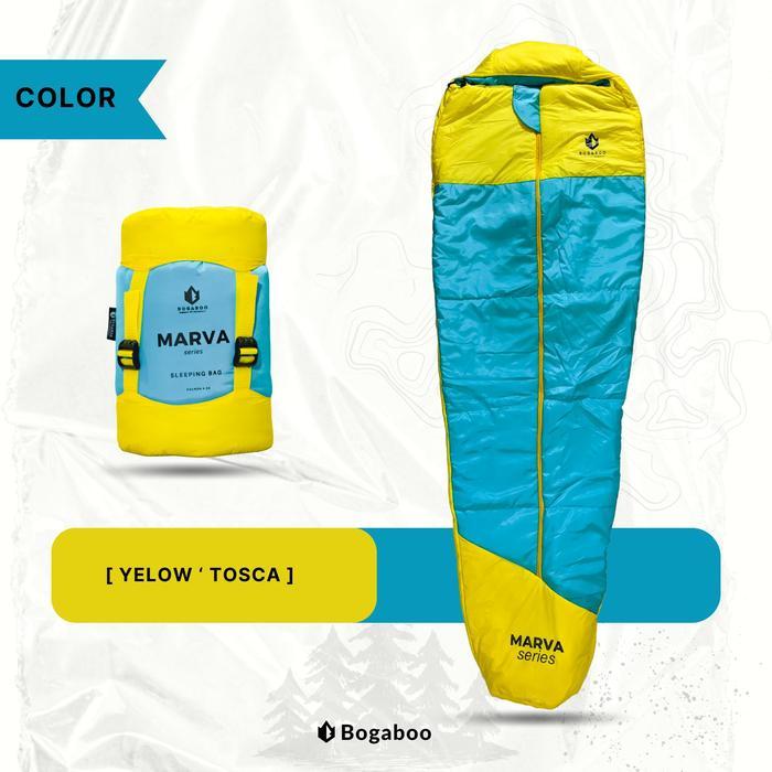 Eiger - Sleeping bag Synthetic down Seri MARVA Model Mummy Waterproof Tebal dan Hangat - Sleping Bag