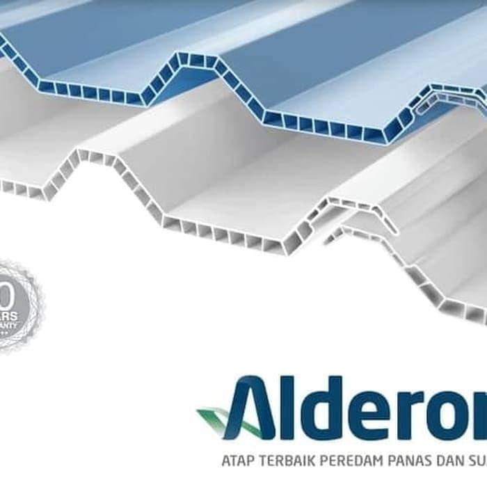 Atap UPvc Alderon 10mm panjang 9Meter Gratis Ongkir