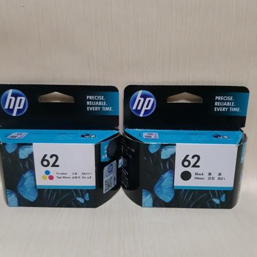 Tinta cartridge ink HP 62 set black + colour ORIGINAL