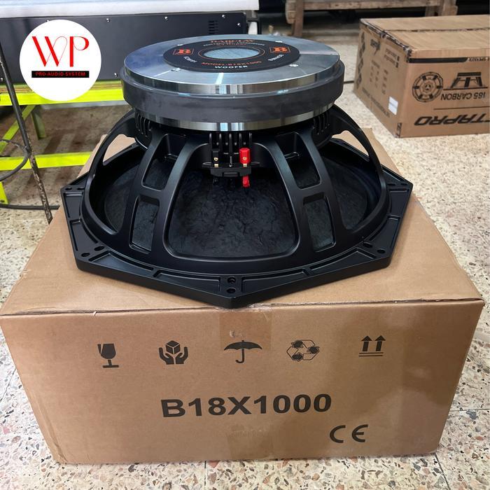 Speaker Komponen Huper Barclay B18X1000 Original 18 inch Coil 5
