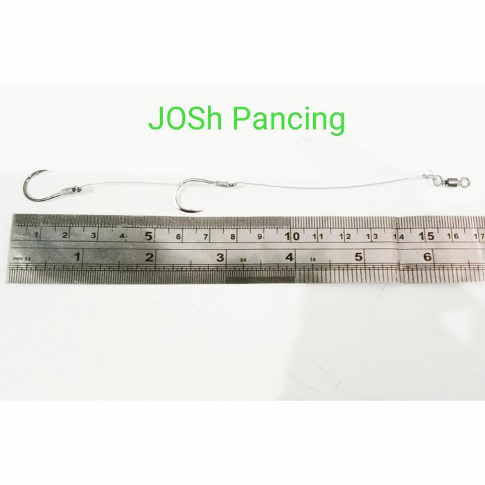 Josh Pancing - Hook Kail Konceran Tenggiri Baracuda Toman Rangkaian Siap Pakai