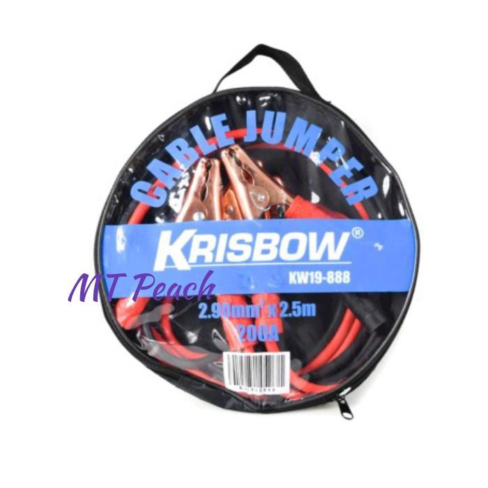 Krisbow Kabel Jumper Aki 200A 2.5M Terbaik