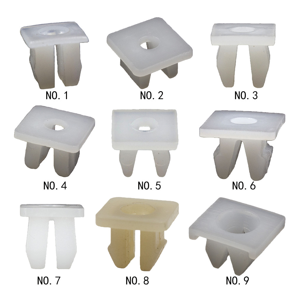 50 Pcs Car Fixed Screw Head Nut Screw Fixed Grommet Clip Plastic Snap In Fastener