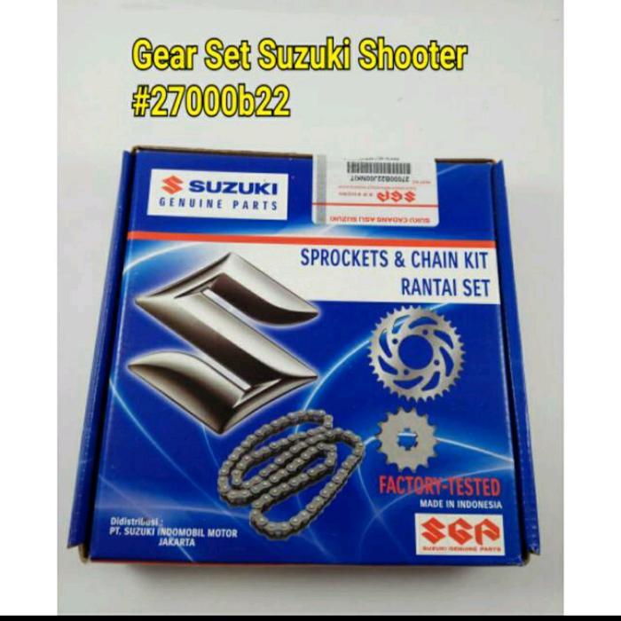 Rantai Gear Set Suzuki Shooter Ori Sgp