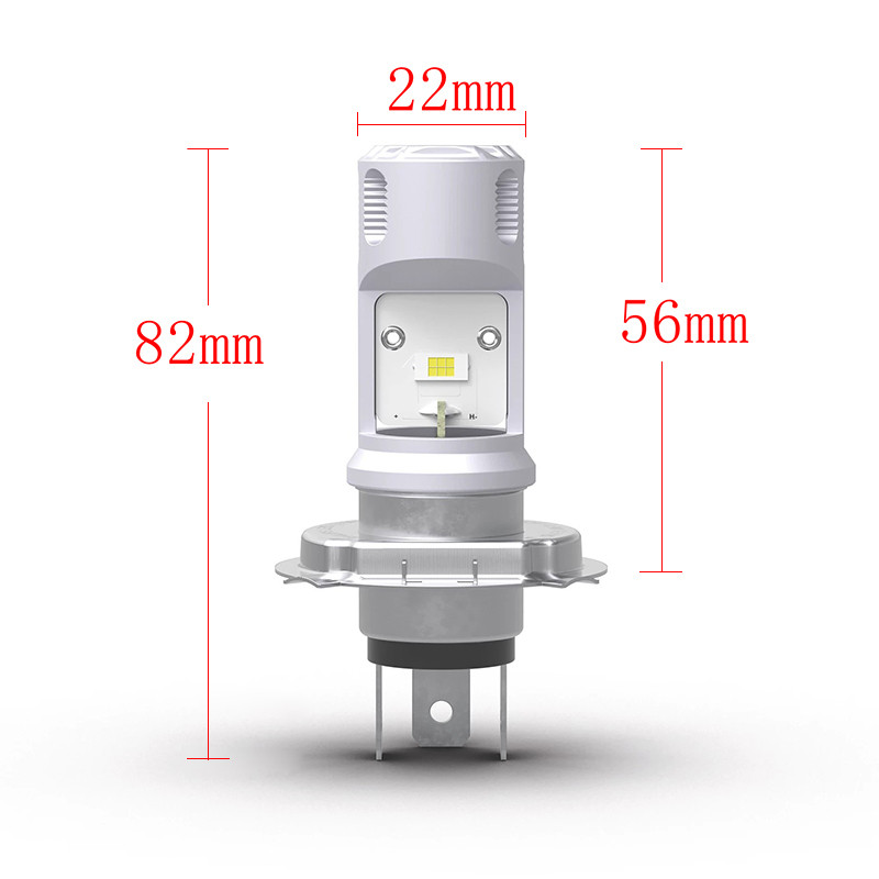 Philips HS1 LED Headlight Motor 6500K White Lamp LED Bright Motorcycle High Low Beam 12V PX43t Moto