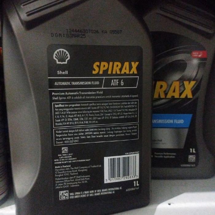 Atf 6 Shell Spirax Original