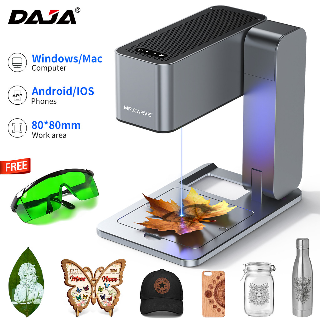 PROMO HARI INI  MR.CARVE C1 Laser Engraver Portable Laser Engraving Machine for Mobile APP Windows M
