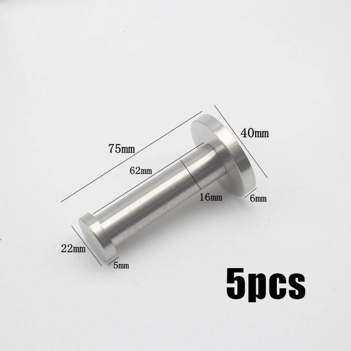 5Pcs Gantungan Tembok Baju Cantolan Dinding Gantungan Baju Stainless Stee Gantungan Pakaian Lemari