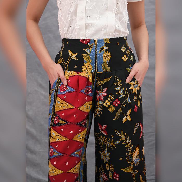 (COD) NONA RARA - Ritza Tulis Betawi P0500, Celana batik wanita modern