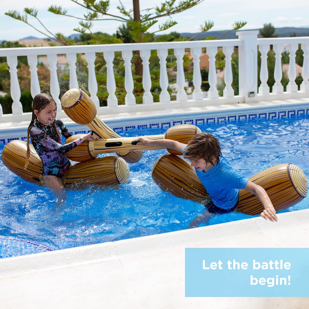 Pool Fighting Float Row Toy 2 Player Water Sport Inflatable Floating Playing Game Swimming Ring