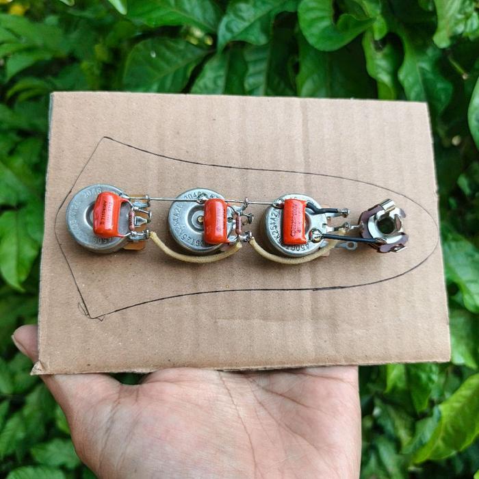 Wiring Harness Jazz Bass Fender Squier Prewiring Plus Treble Bleed - IM