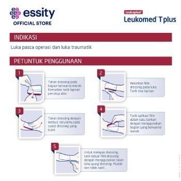 LEUKOMED T PLUS UKURAN 8 X 15 CM / PLESTER LUKA / LEUKOMED