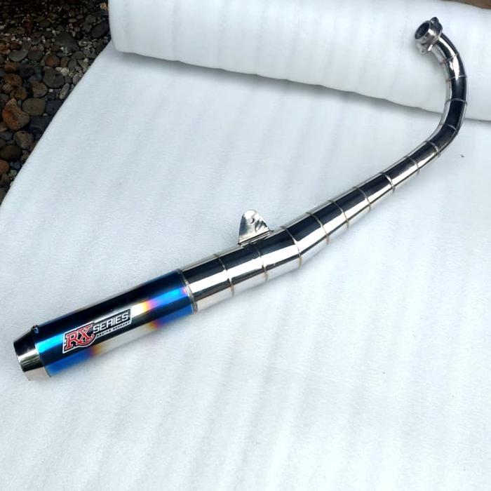 Knalpot Yamaha Rx King Yt115 Rx S Rx Standar Racing Biru Rx Series Ori
