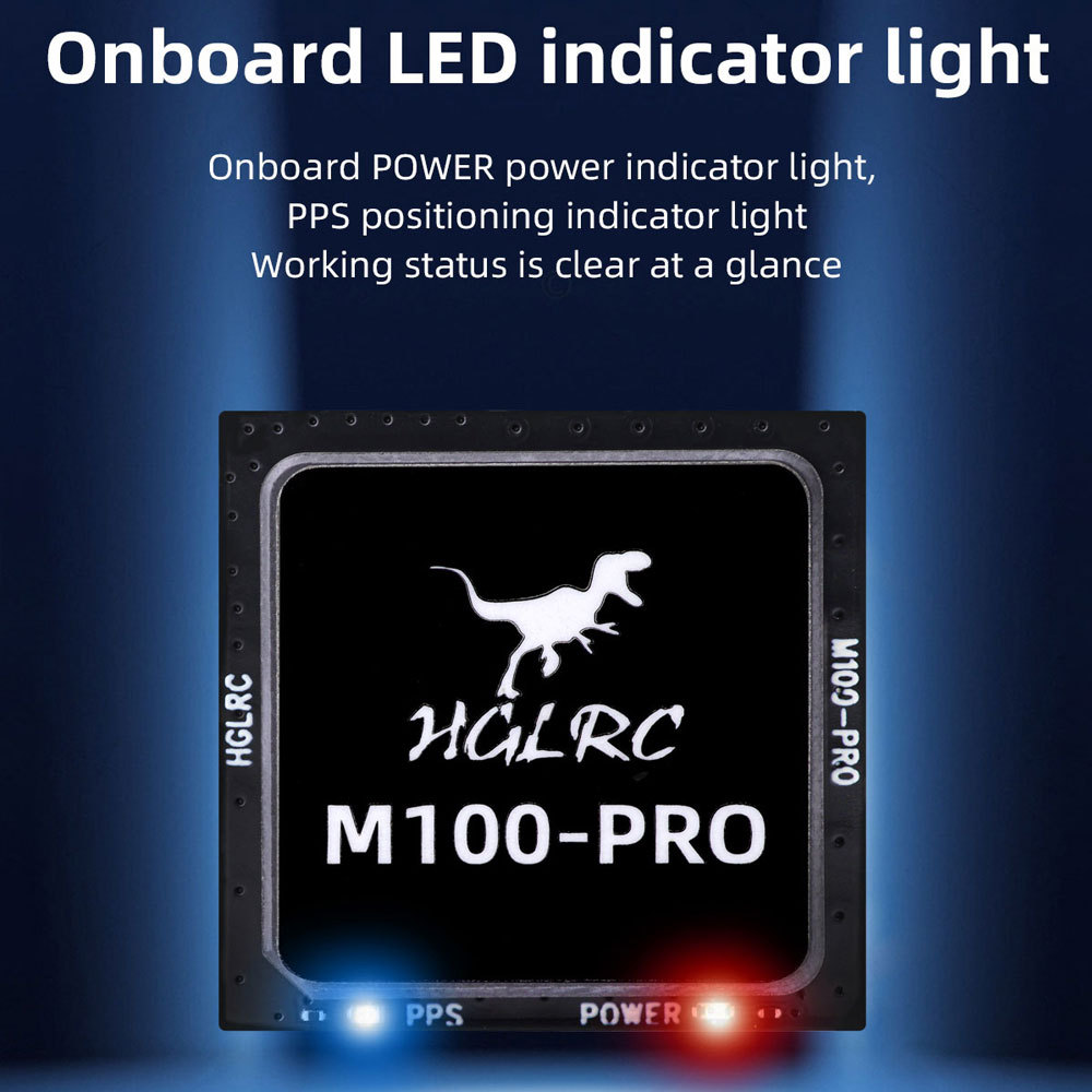 HGLRC M100 PRO GPS Chip B101 10th Generation Protocol Chip QMC5883L Compass for FPV Racing Freestyle