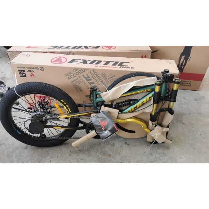 Sepeda MTB 20 Pacific X Cross 2.0 Fullsus 7 Speed Shimano Murah