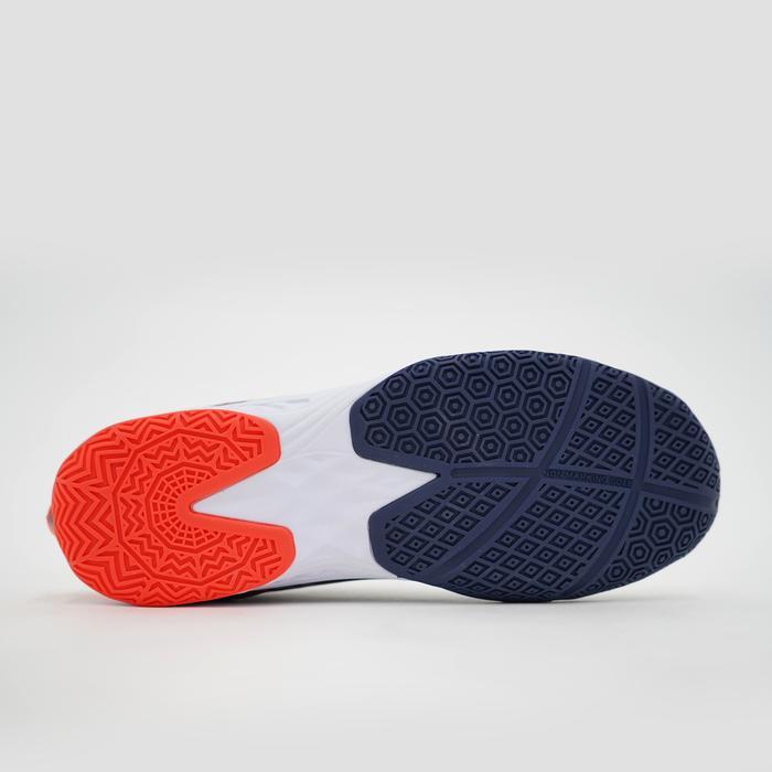 READY Flypower Losari 06 Sepatu Badminton Pria Wanita Navy Hot Orange White Ringan, Anti Slip,