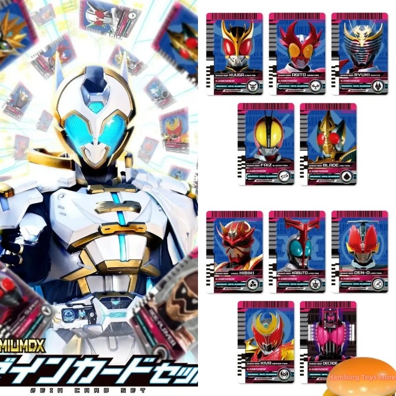 Bandai Kamen Rider Ouo Wing Expansion Cardgenuine Pum Dx Anime Figure Zein Drr Action Toys Gift