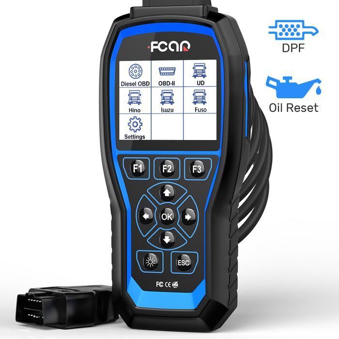 Fcar F506 Pro Truck Scanner Heavy Truck And Car 2 In 1 Obd2 Scanner For Bus Excavr Obd2 Diagnosis