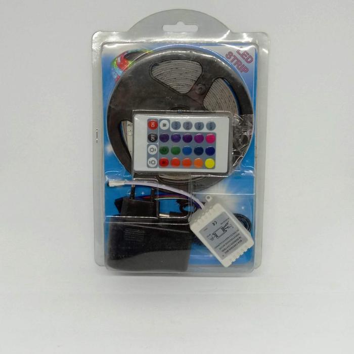 LAMPU LED STRIP RGB REMOTE WARNA WARNI 2835 / 3528 / 5050 BLUE GREEN