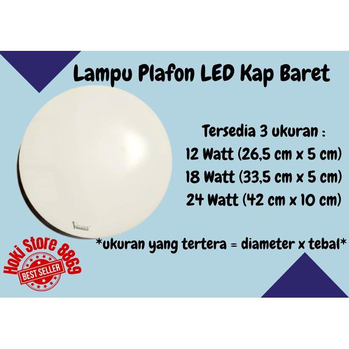 LAMPU LED CEILING / LAMPU PLAFON BARET LED