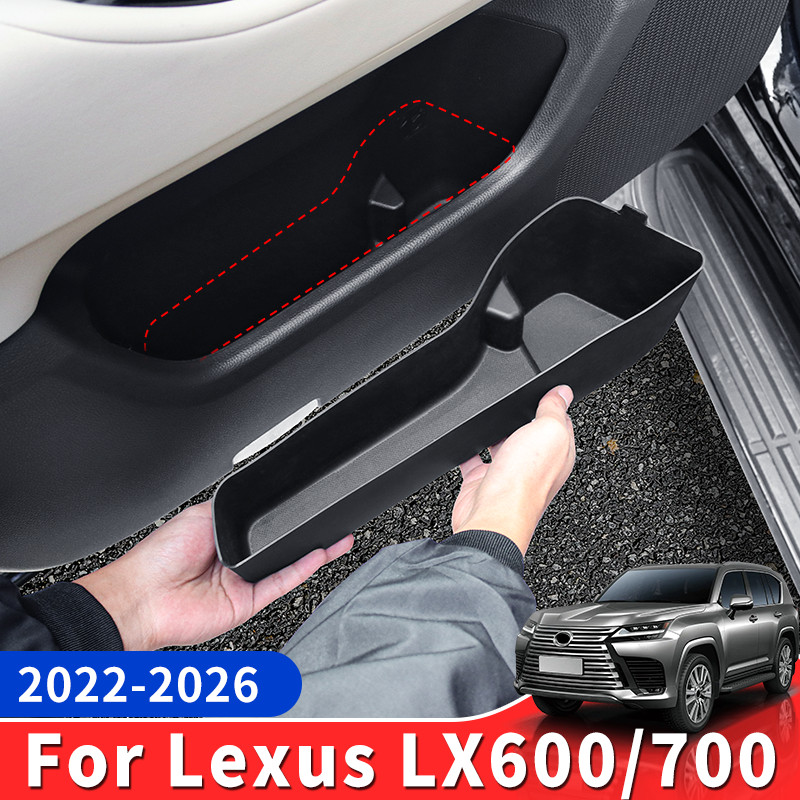 For 2022-2026 Toyota Lexus 600 700 LX600 LX700 Car Door Side Storage Silicone Pad Non-Slip Dustproof