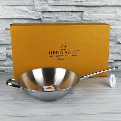 Wajan Stainless Steel Kuali WokPan Bima Heritance Pro-Lite Wok 32CM BP121432B