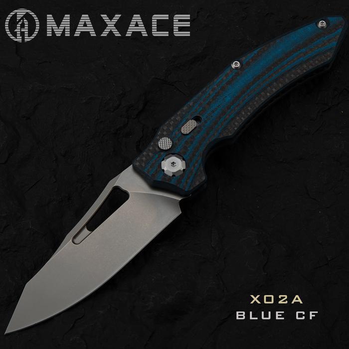 PROMO MAXACE FOLDING KNIFE BABYLON A CARBON FIBRE HANDLE M390 BLADE OUTDOOR HUNTING CAMPING EDC