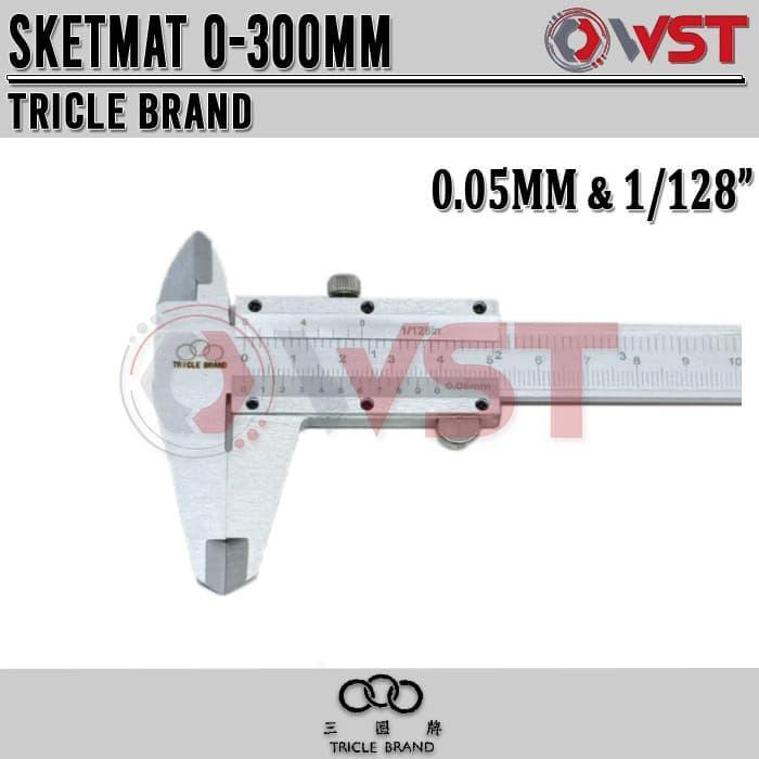 Sketmat / Jangka Sorong / Vernier Caliper 12" Tricle Brand Terbaik