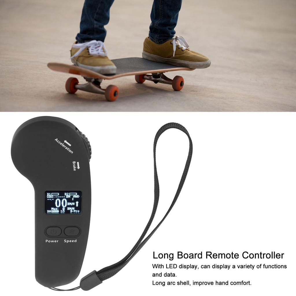 BAHANA Electric 4 Wheel Skateboard Remote Control 2.4GHz Skateboard Remote Control Receiver for Elec