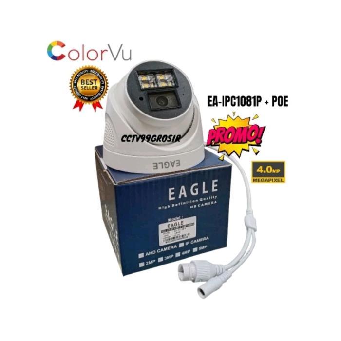 Ip Camera Indoor 4Mp Full Color, Ip Cam Eagle Poe, Ipcam 1081P