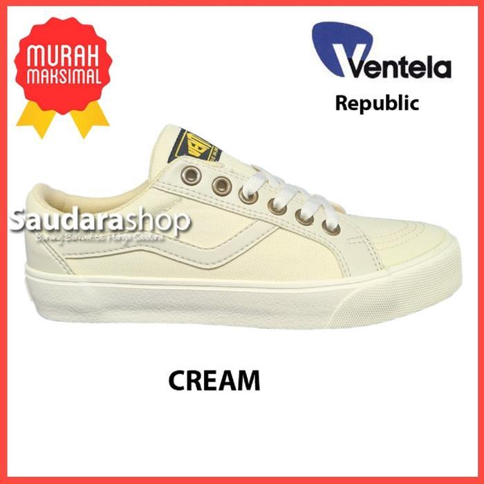 Ventela Republic Cream LC / Sepatu Ventela Republic Cream Low