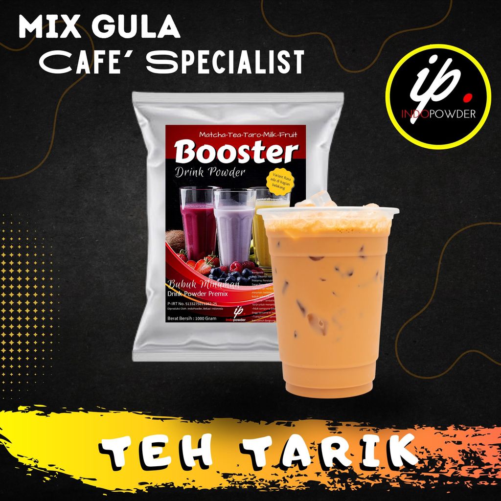 IP Tangsel - Bubuk Minuman Rasa TEH TARIK 1Kg Untuk Cafe, Resto & Usaha Minuman