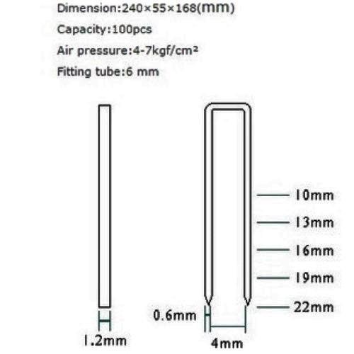 MEITE JU 422 STAPLES GUN ANGIN - PNEUMATIC - AIR STAPLER PAKU TEMBAK