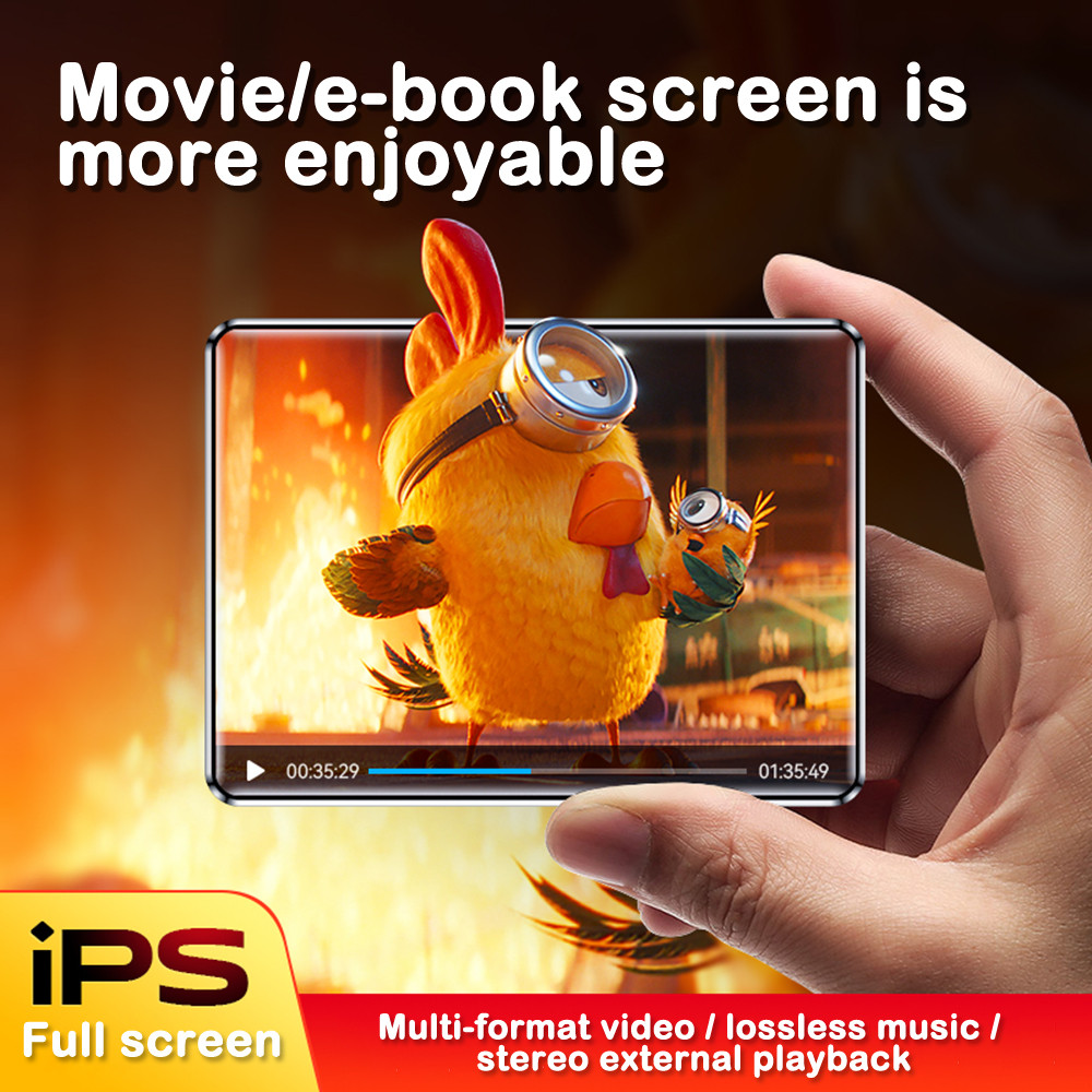 Smart MP4 Player MP3 Music Player Bluetooth 3.6 inch Ultra HD Touch Screen Personal Video Player