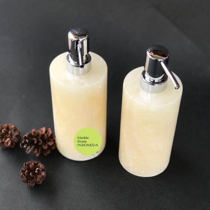 Dispenser Soap Onyx Tempat Sabun Cair Onyx Marmer Soap Dispenser Onyx