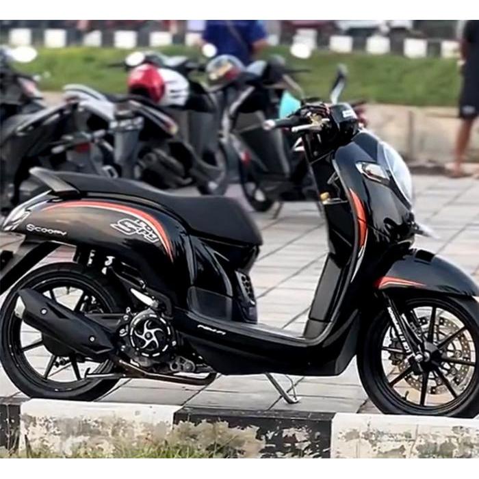 STIKER TRANSPARAN SCOOPY STRIPING TRANSPARAN ALL SCOOPY