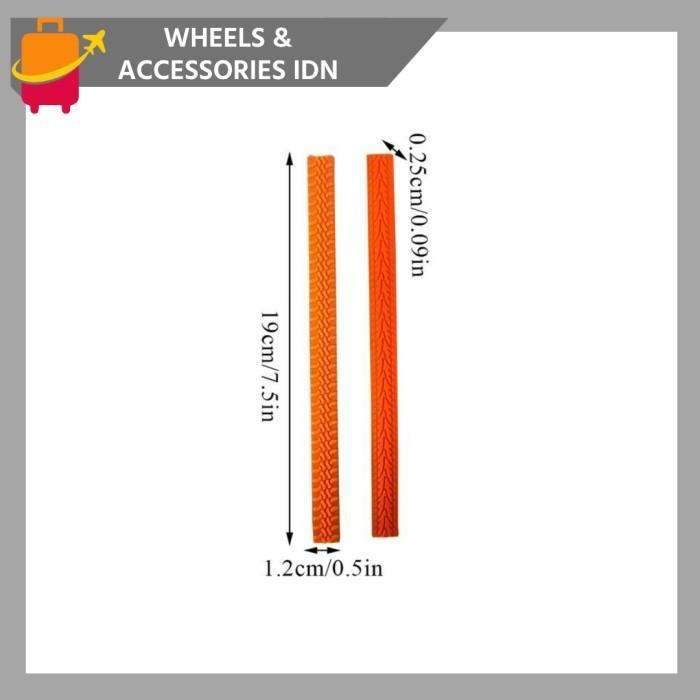 KARET PELINDUNG RODA KOPER SINGLE DOUBLE WHEEL PROTECTOR COVER