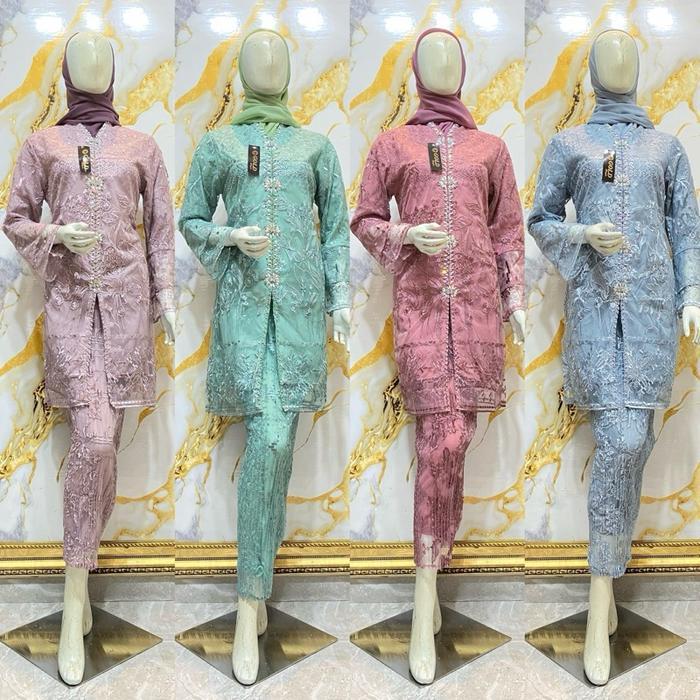 "New" Set Rok Tile Zahra Cantik Mewah Elegant