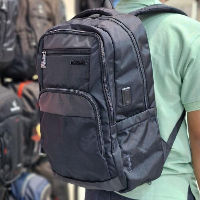 TAS RANSEL TRACKER 7074 LT.VICENZA - DAYPACK PRIA WANITA - BACKPACK - TAS LAPTOP KANTORAN